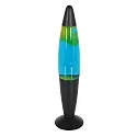 Mexlite table lamp VOLCAN with switch, conical E14 IP20, black matt 