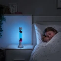 Bordlampe VOLCAN cylindrisk, med afbryder E14 IP20, stål børstet 