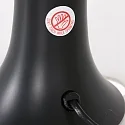 Mexlite Bordlampe VOLCAN cylindrisk, med afbryder E14 IP20, sort mat 