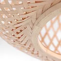 anne light & home Loftlampe MAZE E27 IP20, bambus lys dæmpbar