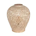 Bordlampe MAZE med afbryder E27 IP20, bambus lys 