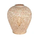 anne light & home table lamp MAZE with switch E27 IP20, bamboo light 