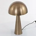 Steinhauer Bordlampe PIMPERNEL down, rund, med afbryder, med stik, konisk E27 IP20, bronze 