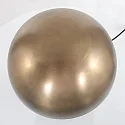 Steinhauer Bordlampe PIMPERNEL down, rund, med afbryder, med stik, konisk E27 IP20, bronze 
