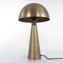 Steinhauer Bordlampe PIMPERNEL down, rund, med afbryder, med stik, konisk E27 IP20, bronze 