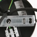 anne light & home Pendel FLINTER 1-flamme, cylindrisk, direkte / indirekte E27 IP20, sort mat dæmpbar