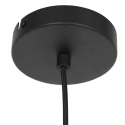 anne light & home Pendel FLINTER 1-flamme, cylindrisk, direkte / indirekte E27 IP20, sort mat dæmpbar