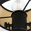 Mexlite Væg- og Loftlampe ORNOIR 2-flammer, justerbar E14 IP20, sort mat dæmpbar