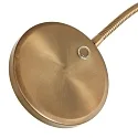 Mexlite Standerlampe PLATU med fleksibel arm, med touch-dæmper IP20, bronze dæmpbar