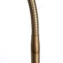 Mexlite Standerlampe PLATU med fleksibel arm, med touch-dæmper IP20, bronze dæmpbar