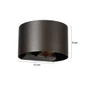 Steinhauer wall luminaire MURO G9 IP20, dimmable
