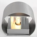 wall luminaire MURO up / down, round, adjustable G9 IP20, steel brushed dimmable