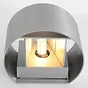 wall luminaire MURO up / down, round, adjustable G9 IP20, steel brushed dimmable