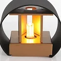 Steinhauer wall luminaire MURO up / down, round, adjustable G9 IP20, black matt dimmable