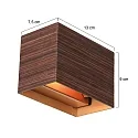 Steinhauer Væglampe MURO G9 IP20, dæmpbar