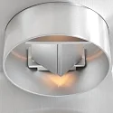 Steinhauer wall luminaire MURO up / down, square, cylindrical, adjustable G9 IP20, steel brushed dimmable