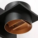 Steinhauer wall luminaire MURO up / down, square, cylindrical, adjustable G9 IP20, black matt dimmable