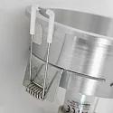 recessed luminaire PÉLITE SPOT round, rigid, set back GU10 IP20, steel brushed dimmable