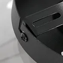 Steinhauer Loftlampe REFLEXION E27 IP20, sort dæmpbar