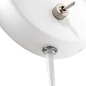 Mexlite Væglampe UPROUND 1-flamme GU10 IP20, hvid 