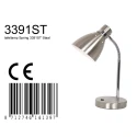 Steinhauer Bordlampe SPRING vipbar E27 IP20, stål 