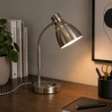 Steinhauer Bordlampe SPRING vipbar E27 IP20, stål 