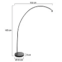 Mexlite Standerlampe SOLVA E27 IP20, dæmpbar