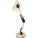 Mexlite table lamp STUDY 1 flame E27 IP20, creme dimmable