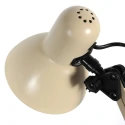 Mexlite table lamp STUDY 1 flame E27 IP20, creme dimmable