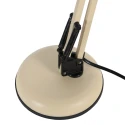 Mexlite table lamp STUDY 1 flame E27 IP20, creme dimmable
