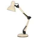 Mexlite table lamp STUDY 1 flame E27 IP20, creme dimmable