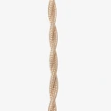 Mexlite pendant luminaire GRAZIOGLASS ?18cm E27 IP20, brass