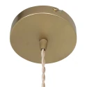 Mexlite pendant luminaire GRAZIOGLASS ?18cm E27 IP20, brass