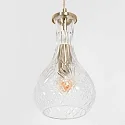 Mexlite Pendel GRAZIOGLASS ?14cm E27 IP20, messing
