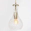 Mexlite Pendel GRAZIOGLASS ?14cm E27 IP20, messing