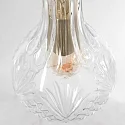 Mexlite Pendel GRAZIOGLASS ?14cm E27 IP20, messing