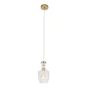 Pendel GRAZIOGLASS ?12,5cm E27 IP20, messing