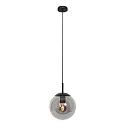 Pendel BOLLIQUE rund E27 IP20, sort dæmpbar