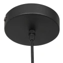 Steinhauer Pendel BOLLIQUE rund E27 IP20, sort dæmpbar