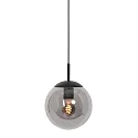 Steinhauer Pendel BOLLIQUE rund E27 IP20, sort dæmpbar
