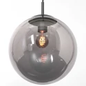 Steinhauer pendant luminaire BOLLIQUE round E27 IP20, black dimmable