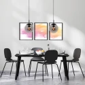 Steinhauer pendant luminaire BOLLIQUE round E27 IP20, black dimmable