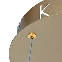 Steinhauer Pendel RINGLUX LED IP20, guld dæmpbar