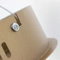 Steinhauer Pendel RINGLUX LED IP20, guld dæmpbar