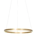 Steinhauer Pendel RINGLUX LED IP20, guld dæmpbar