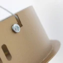 Steinhauer Pendel RINGLUX LED IP20, guld dæmpbar