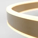 Steinhauer Pendel RINGLUX LED IP20, guld dæmpbar