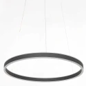 Steinhauer pendant luminaire RINGLUX LED IP20, black dimmable