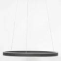 Steinhauer Pendel RINGLUX LED IP20, sort dæmpbar