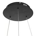 Steinhauer Pendel RINGLUX LED IP20, sort dæmpbar